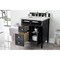 James Martin Vanities Brittany 30in Single Vanity, Black Onyx, w/ 3 CM Eternal Jasmine Pearl Quartz Top 650-V30-BKO-3EJP - alternate 3